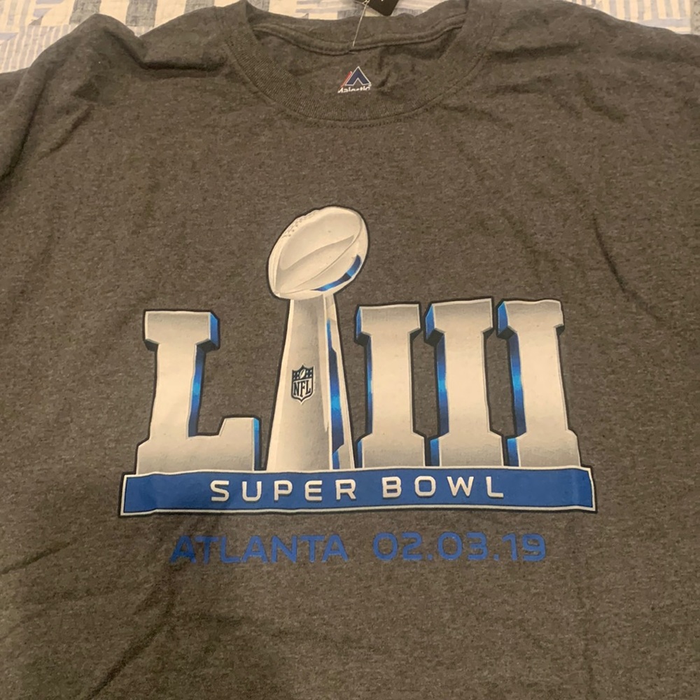 New England patriots Atlanta Super Bowl LIII majestic t-shirt XL nwt